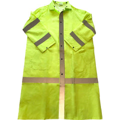 Louisiana Professional Wear - Rain & Chemical Wear; Garment Style: Coat ; Garment Type: High Visibility; Rain; Waterproof ; Material: .35mm PVC/Polyester ; Size: Medium ; Color: Fluorescent Green ; Certification Type: NonHazardous Protection - Exact Industrial Supply