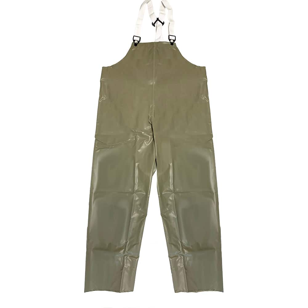 Louisiana Professional Wear - Rain & Chemical Wear; Garment Style: Bib Overall; Suspenders ; Garment Type: Chemical Resistant; Flame Resistant; Waterproof; Rain ; Material: Neoprene/Nylon ; Size: 3X-Large ; Color: Olive Dab Green ; Certification Type: AS - Exact Industrial Supply