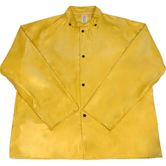 Louisiana Professional Wear - Rain & Chemical Wear; Garment Style: Rain Jacket ; Garment Type: Chemical Resistant; Flame Resistant; Waterproof; Rain ; Material: PVC/Nylon ; Size: X-Large ; Color: Yellow ; Certification Type: ASTM D6413; ASTM F903