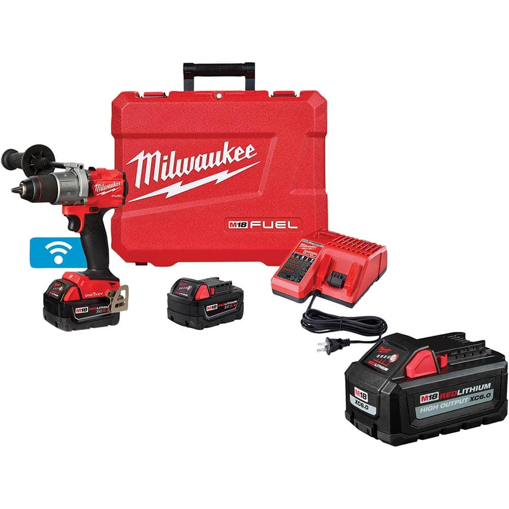 Milwaukee Tool - Cordless Drills Battery Voltage: 18 Battery Chemistry: Lithium-Ion - Makers Industrial Supply