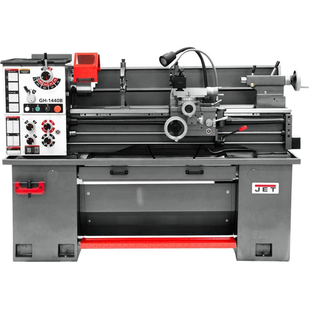 Jet - Bench, Engine & Toolroom Lathes Machine Type: Bench Lathe Spindle Speed Control: Geared Head - Makers Industrial Supply