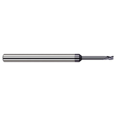 Harvey Tool - 5/32", 15/64" LOC, 3/16" Shank Diam, 3" OAL, 3 Flute Solid Carbide Square End Mill - Exact Industrial Supply