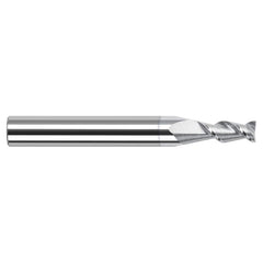 Harvey Tool - 3/16", 5/8" LOC, 3/16" Shank Diam, 2" OAL, 2 Flute Solid Carbide Square End Mill - Exact Industrial Supply