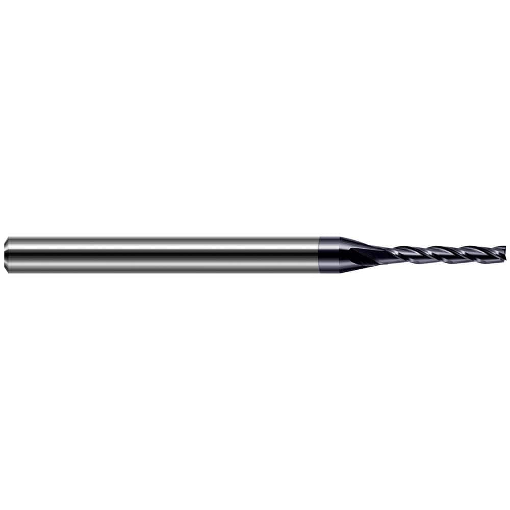 Harvey Tool - 1.4mm, 0.22" LOC, 1/8" Shank Diam, 2-1/2" OAL, 3 Flute, Solid Carbide Square End Mill - Exact Industrial Supply