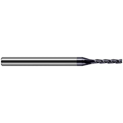 Harvey Tool - 0.1", 0.4" LOC, 1/8" Shank Diam, 2-1/2" OAL, 3 Flute, Solid Carbide Square End Mill - Exact Industrial Supply