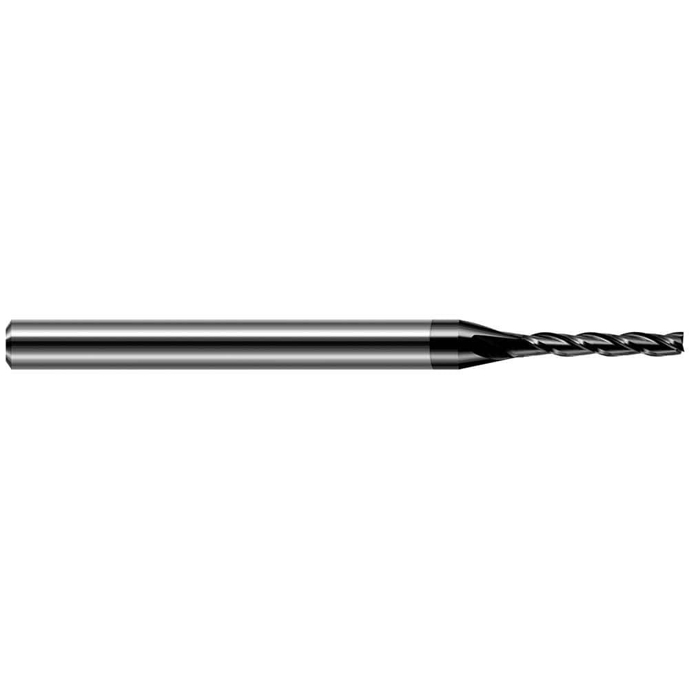 Harvey Tool - 0.03", 0.15" LOC, 1/8" Shank Diam, 2-1/2" OAL, 3 Flute Solid Carbide Square End Mill - Exact Industrial Supply