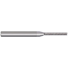 Square End Mill: 7/64'' Dia, 0.9'' LOC, 1/8'' Shank Dia, 2-1/2'' OAL, 5 Flutes, Solid Carbide Single End, TiB2 Finish, 50 ° Variable Helix, RH Cut, RH Flute