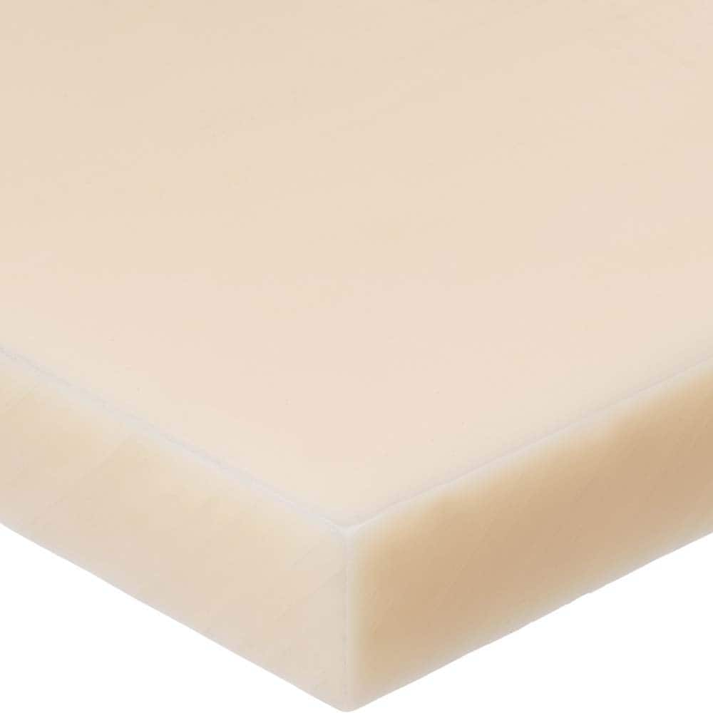 Plastic Sheet: Polytetrafluoroethylene, 3/4″ Thick, Off-White, 3,500 psi Tensile Strength Shore D-55