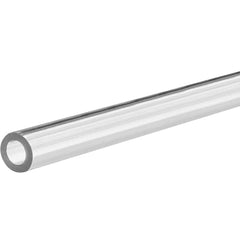 USA Sealing - Plastic Tubes; Material: PTEG ; Inside Diameter (Inch): 1-1/4 ; Maximum Length (Inch): 72 ; Wall Thickness (Inch): 1/8 ; Color: Clear ; Shape: Round - Exact Industrial Supply