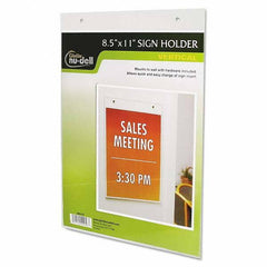 NuDell - Display & Organizer Accessories Type: Sign Holder For Use With: Signs - Makers Industrial Supply