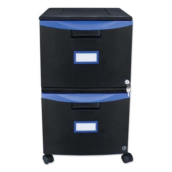 Storex - File Cabinets & Accessories Type: Mobile File Number of Drawers: 2 - Makers Industrial Supply