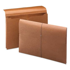 SMEAD - File Folders, Expansion Folders & Hanging Files Folder/File Type: Expanding Wallet Color: Brown - Makers Industrial Supply