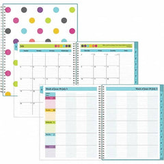 Blue Sky - Note Pads, Writing Pads & Notebooks Writing Pads & Notebook Type: Weekly/Monthly Planner Size: 11 x 8-1/2 - Makers Industrial Supply