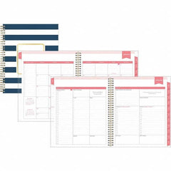 Blue Sky - Note Pads, Writing Pads & Notebooks Writing Pads & Notebook Type: Daily/Monthly Planner Size: 10 x 8 - Makers Industrial Supply