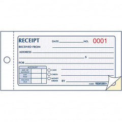 REDIFORM - Note Pads, Writing Pads & Notebooks Writing Pads & Notebook Type: Sales Order Book Size: 2-3/4 x 5 - Makers Industrial Supply