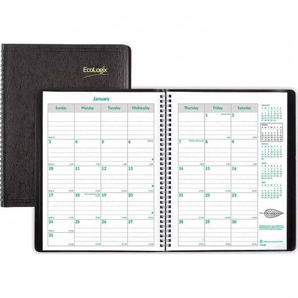 Brownline - Note Pads, Writing Pads & Notebooks Writing Pads & Notebook Type: Monthly Planner Size: 11 x 8-1/2 - Makers Industrial Supply