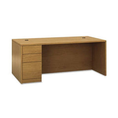 Hon - Office Desks Type: Single Pedestal w/Left Hand Return Center Draw: No - Makers Industrial Supply