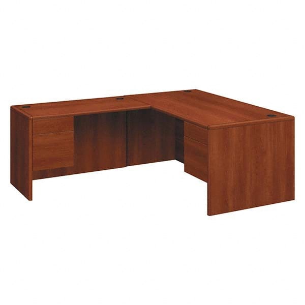 Hon - Office Desks Type: Right Pedestal Center Draw: No - Makers Industrial Supply