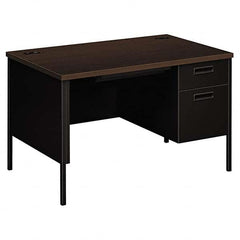 Hon - Office Desks Type: Right Pedestal Center Draw: Yes - Makers Industrial Supply