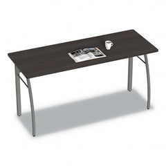 Linea Italia - Office Desks Type: Rectangular Desk Center Draw: No - Makers Industrial Supply