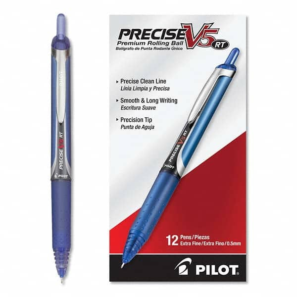 Pilot - Pens & Pencils Type: Roller Ball Pen Color: Blue - Makers Industrial Supply