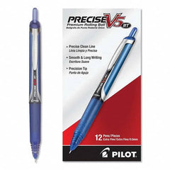 Pilot - Pens & Pencils Type: Roller Ball Pen Color: Blue - Makers Industrial Supply