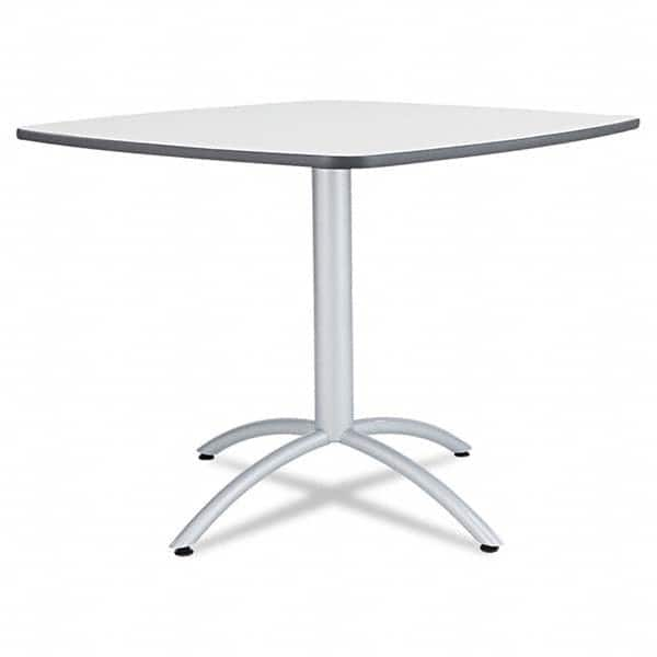 ICEBERG - Stationary Tables Type: Breakroom Material: Melamine Laminate - Makers Industrial Supply