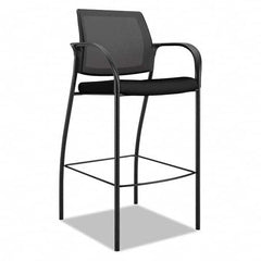 Hon - Swivel & Adjustable Stools Type: Mesh Stool Base Type: Steel - Makers Industrial Supply