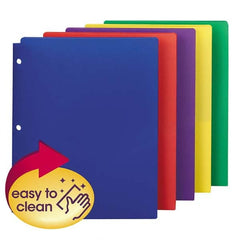 SMEAD - File Folders, Expansion Folders & Hanging Files Folder/File Type: Pocket Folders Color: Multi-Color - Makers Industrial Supply