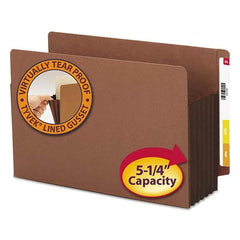 SMEAD - File Folders, Expansion Folders & Hanging Files Folder/File Type: Expanding Wallet Color: Brown - Makers Industrial Supply