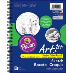 Pacon - Note Pads, Writing Pads & Notebooks Writing Pads & Notebook Type: Sketch Size: 11 x 8-1/2 - Makers Industrial Supply