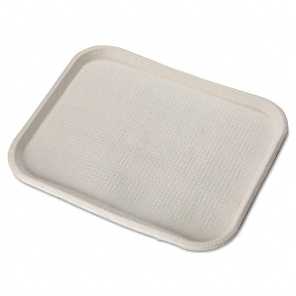 Chinet - Savaday Molded Fiber Food Trays, 14 x 18, White, Rectangular, 100/Carton - Makers Industrial Supply