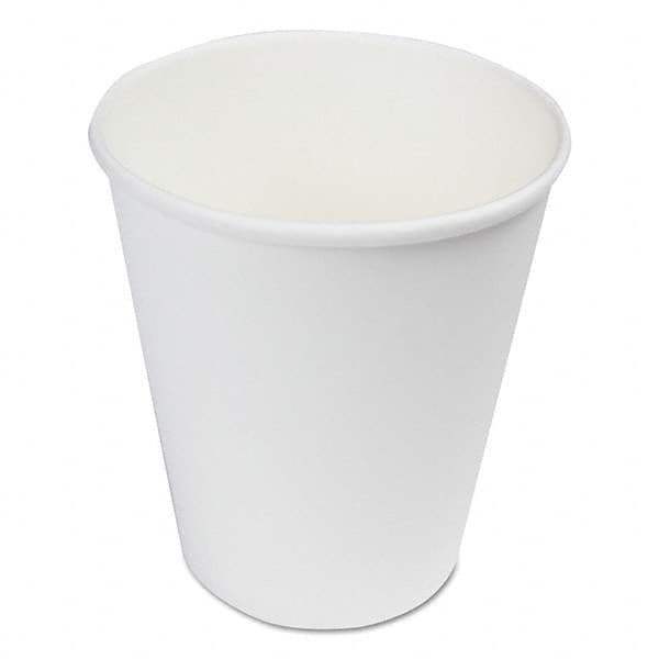 Boardwalk - Paper Hot Cups, 8 oz, White, 1000/Carton - Makers Industrial Supply