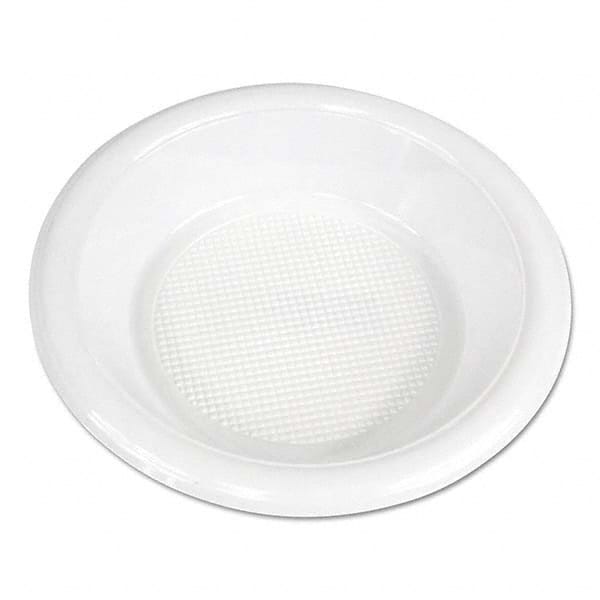 Boardwalk - Hi-Impact Plastic Dinnerware, Bowl, 10-12 oz, White, 1000/Carton - Makers Industrial Supply