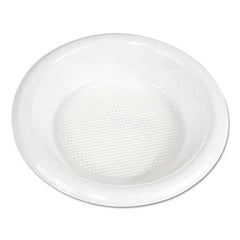 Boardwalk - Hi-Impact Plastic Dinnerware, Bowl, 10-12 oz, White, 1000/Carton - Makers Industrial Supply