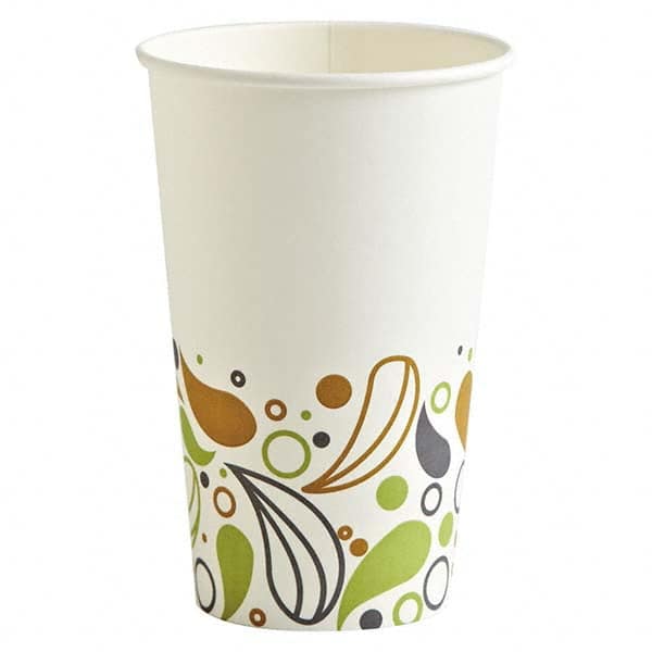 Boardwalk - Deerfield Printed Paper Hot Cups, 16 oz, 1000/Carton - Makers Industrial Supply