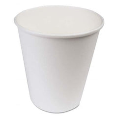 Boardwalk - Paper Hot Cups, 10 oz, White, 1000/Carton - Makers Industrial Supply