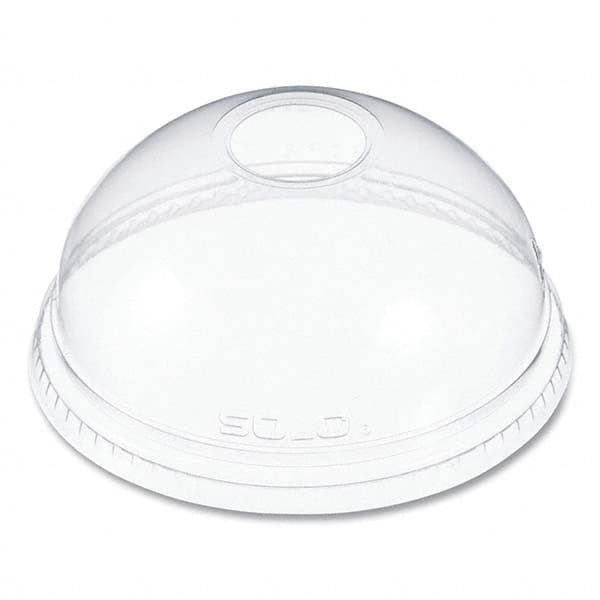 DART - Ultra Clear Dome Cold Cup Lids f/16-24 oz Cups, PET, 1000/Carton - Makers Industrial Supply