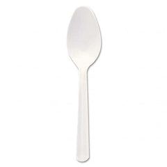 DART - Bonus Polypropylene Cutlery, 5", Teaspoon, White - Makers Industrial Supply