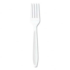 DART - Impress Heavyweight Full-Length Polystyrene Cutlery, Fork, White, 1000/Carton - Makers Industrial Supply