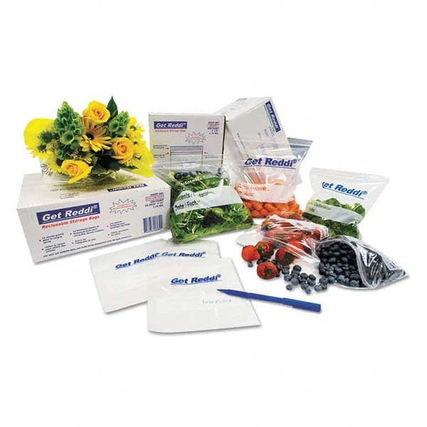 Inteplast Group - Reclosable Food & Sandwich Bags Volume Capacity: 4.5 Qt. Width (Inch): 8 - Makers Industrial Supply