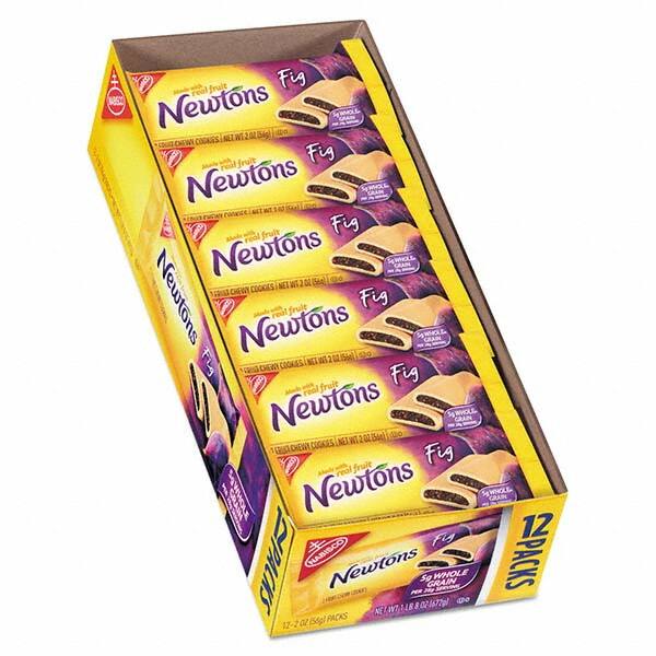 Nabisco - Snacks, Cookies, Candy & Gum Breakroom Accessory Type: Cookies Breakroom Accessory Description: Original Fig Newtons, 2 oz Pack, 12/Box - Makers Industrial Supply