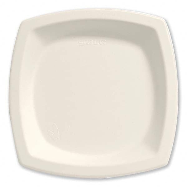 DART - Bare Eco-Forward Sugarcane Dinnerware, 6.7" Plate, 125/Pk - Makers Industrial Supply