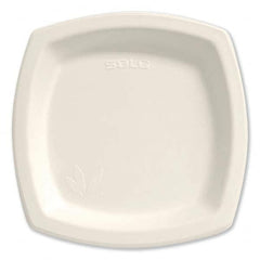 DART - Bare Eco-Forward Sugarcane Dinnerware, 8.3" Plate, 125/Pk - Makers Industrial Supply