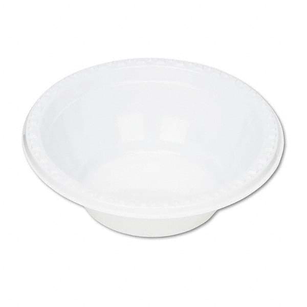 Tablemate Products - Plastic Dinnerware, Bowls, 5 oz, White, 125/Pack - Makers Industrial Supply