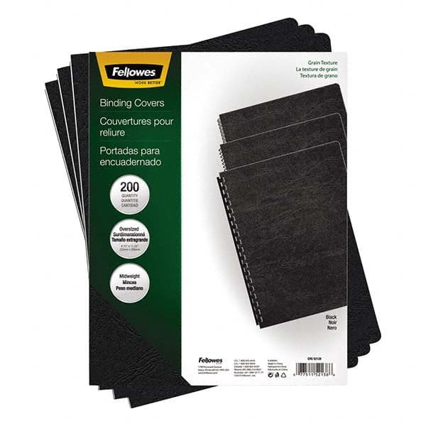 FELLOWES - Portfolios, Report Covers & Pocket Binders Three Hole Report Cover Type: Binding System Cover Width (Inch): 8-3/4 - Makers Industrial Supply