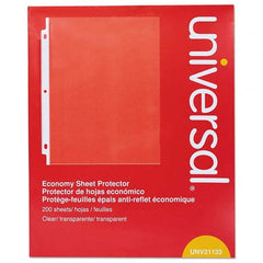 UNIVERSAL - Document Protectors Type: Sheet Protectors-Ring Binder Width (Inch): 8-1/2 - Makers Industrial Supply