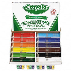 Crayola - Pens & Pencils Type: Colored Pencil Color: Assorted - Makers Industrial Supply