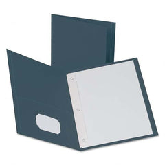 OXFORD - File Folders, Expansion Folders & Hanging Files Folder/File Type: Pocket Folders Color: Blue - Makers Industrial Supply