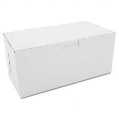 SCT - Non-Window Bakery Boxes, 9 x 5 x 4, White, 250/Carton - Makers Industrial Supply